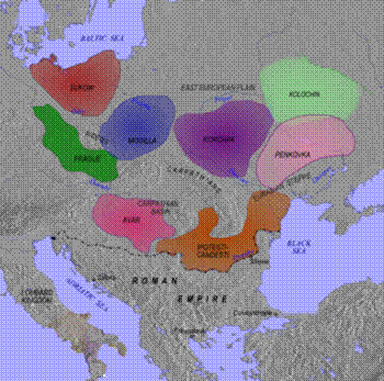 https://upload.wikimedia.org/wikipedia/commons/thumb/3/38/Slavic_archaeological_cultures%2C_beginning_of_7th_century.png/350px-Slavic_archaeological_cultures%2C_beginning_of_7th_century.png
